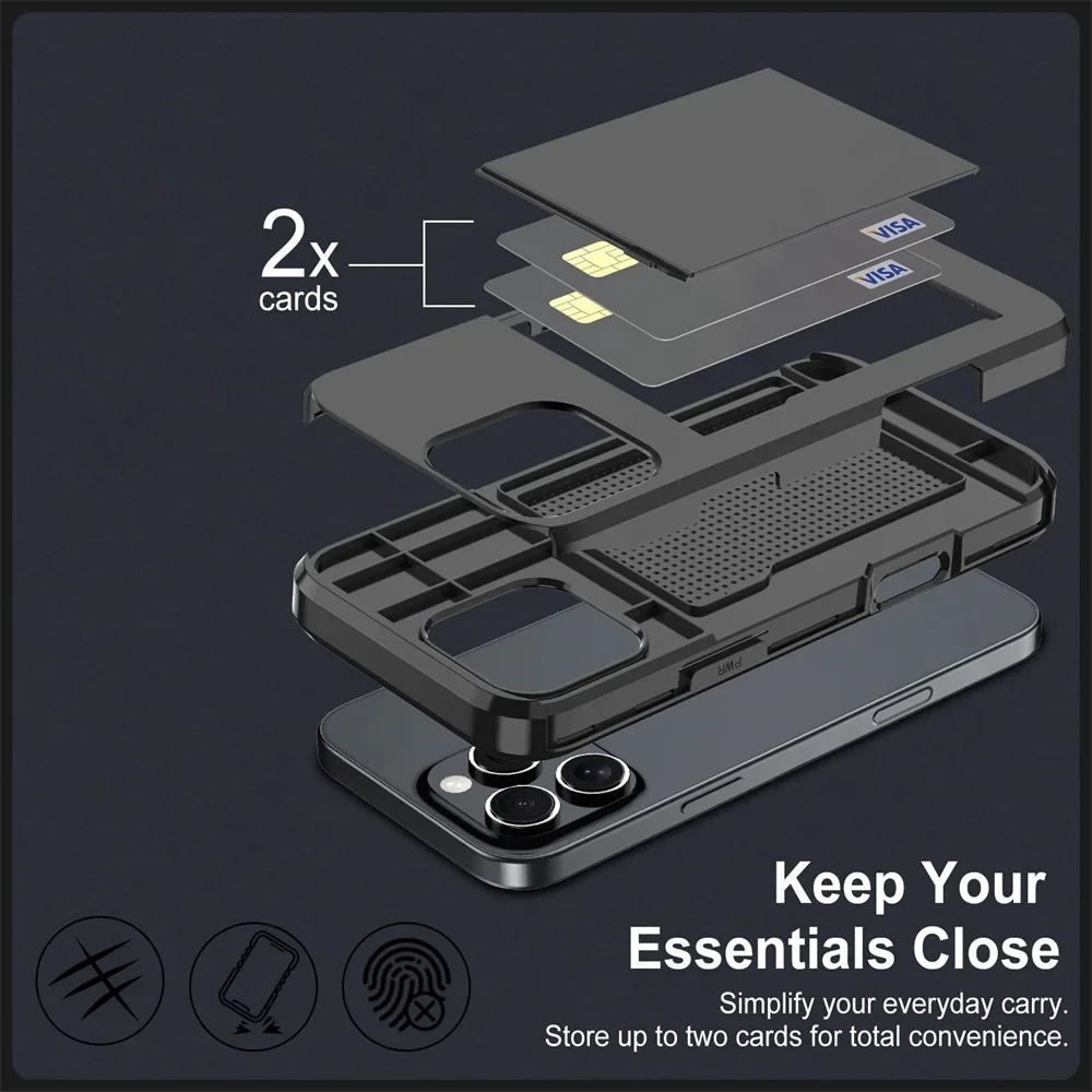 SafeSlot® Case – Concealed Card Compartment, Easy Access
