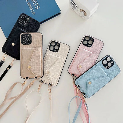CarryLuxe® Case – Premium Leather, Hands-Free Style
