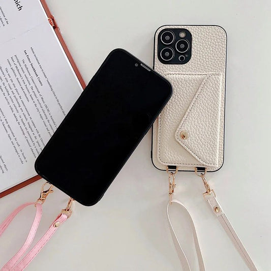 CarryLuxe® Case – Premium Leather, Hands-Free Style